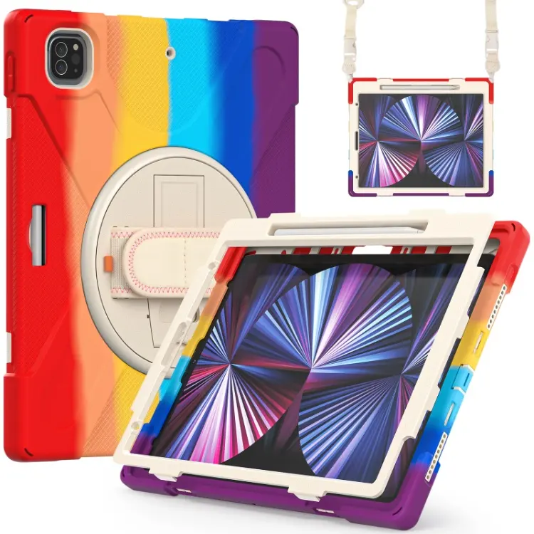 Factory OEM Custom Logo New Design Silicone Case For iPad Pro 12.9 2021 2022 Case Cover