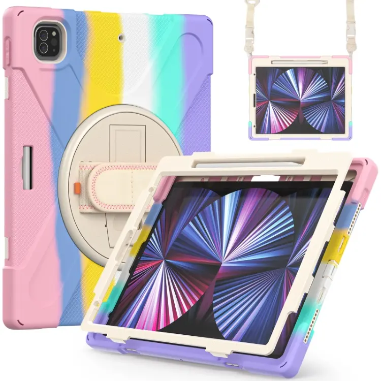 Factory OEM Custom Logo New Design Silicone Case For iPad Pro 12.9 2021 2022 Case Cover