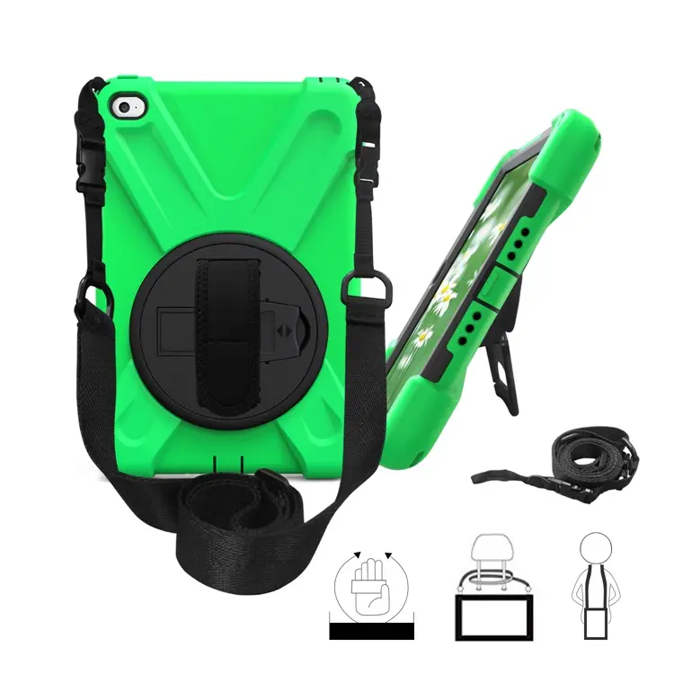 7.9 inch Rugged Armor Protective Tablet Cover Case For Ipad Mini 4 5 Case With Shoulder Strap