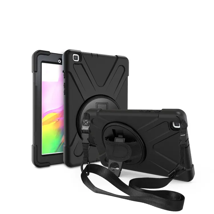 Rugged Silicone Tablet Back Cover For Samsung Galaxy Tab A 8.0 t295 t290 2019 Cover Case
