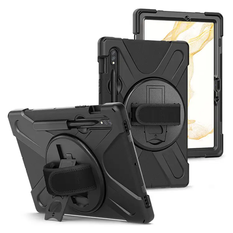Heavy Duty Silicone Shockproof Tablet Cover Case For Samsung Galaxy Tab S7 S8 Case