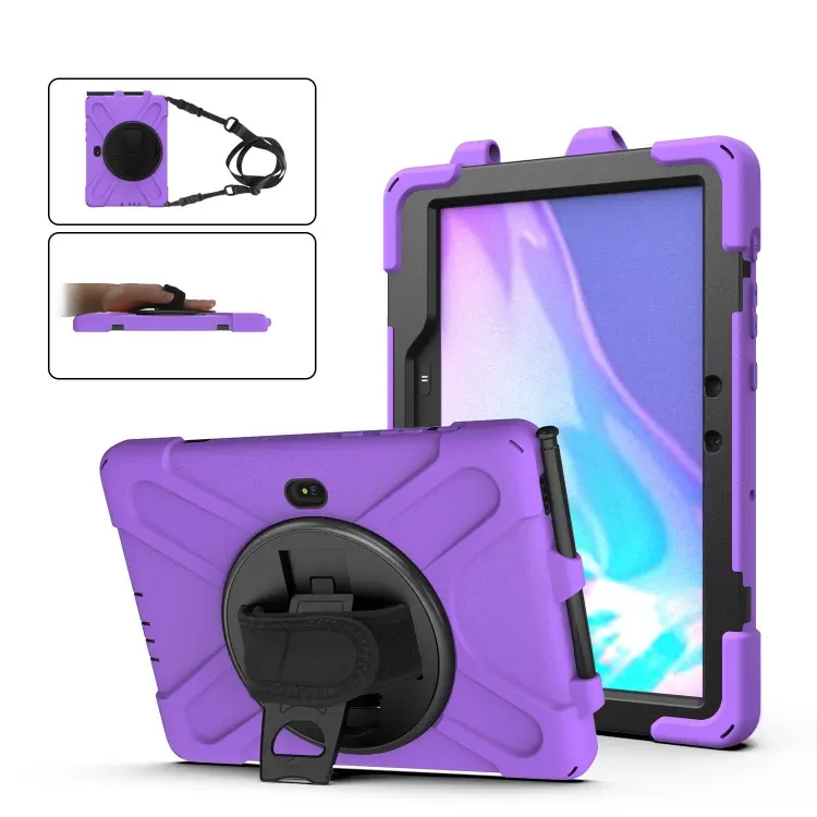 10.1 inch Shockproof Hard Silicone Heavy Duty Case For Samsung Galaxy Tab Active Pro Back Cover Case