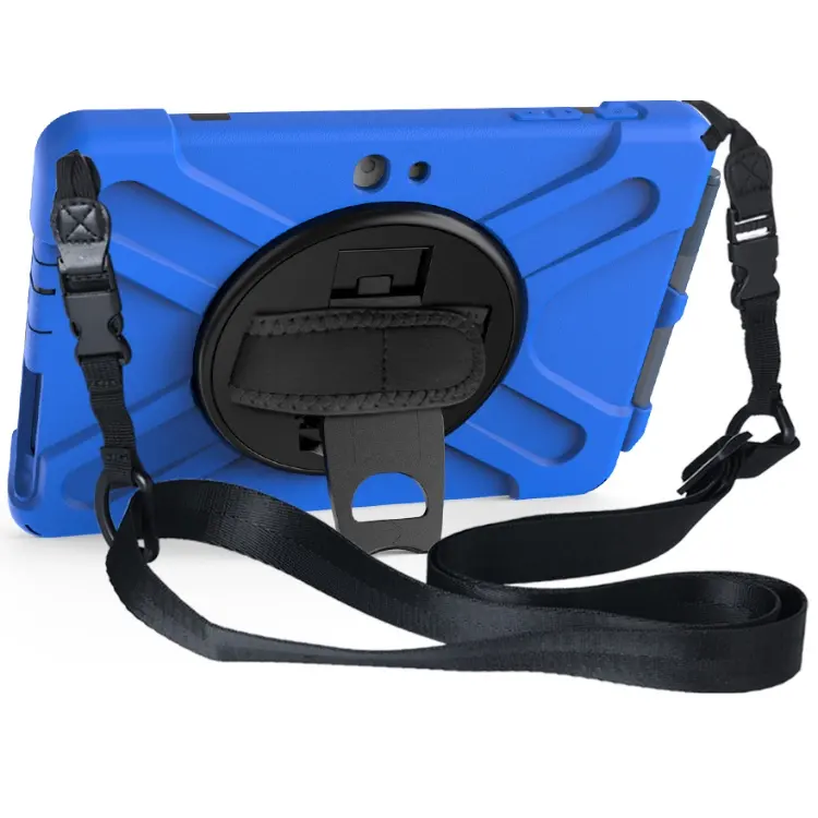 Heavy Duty Shockproof Tablet Cover Case For Microsoft Surface Go 2 3 Case With Hand Strap Shoulder Strap And Kickstand