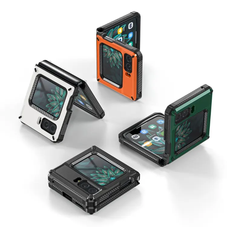 Folding Mobile Phone Protector Back Cover Hard Case For Motorola moto razr 2022 5g Flip Case