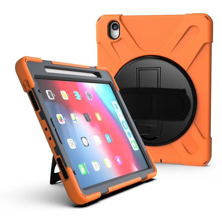 Silicone Shockproof Protective Rugged Tablet Cover Case For iPad Pro 11 With Pencil Holder