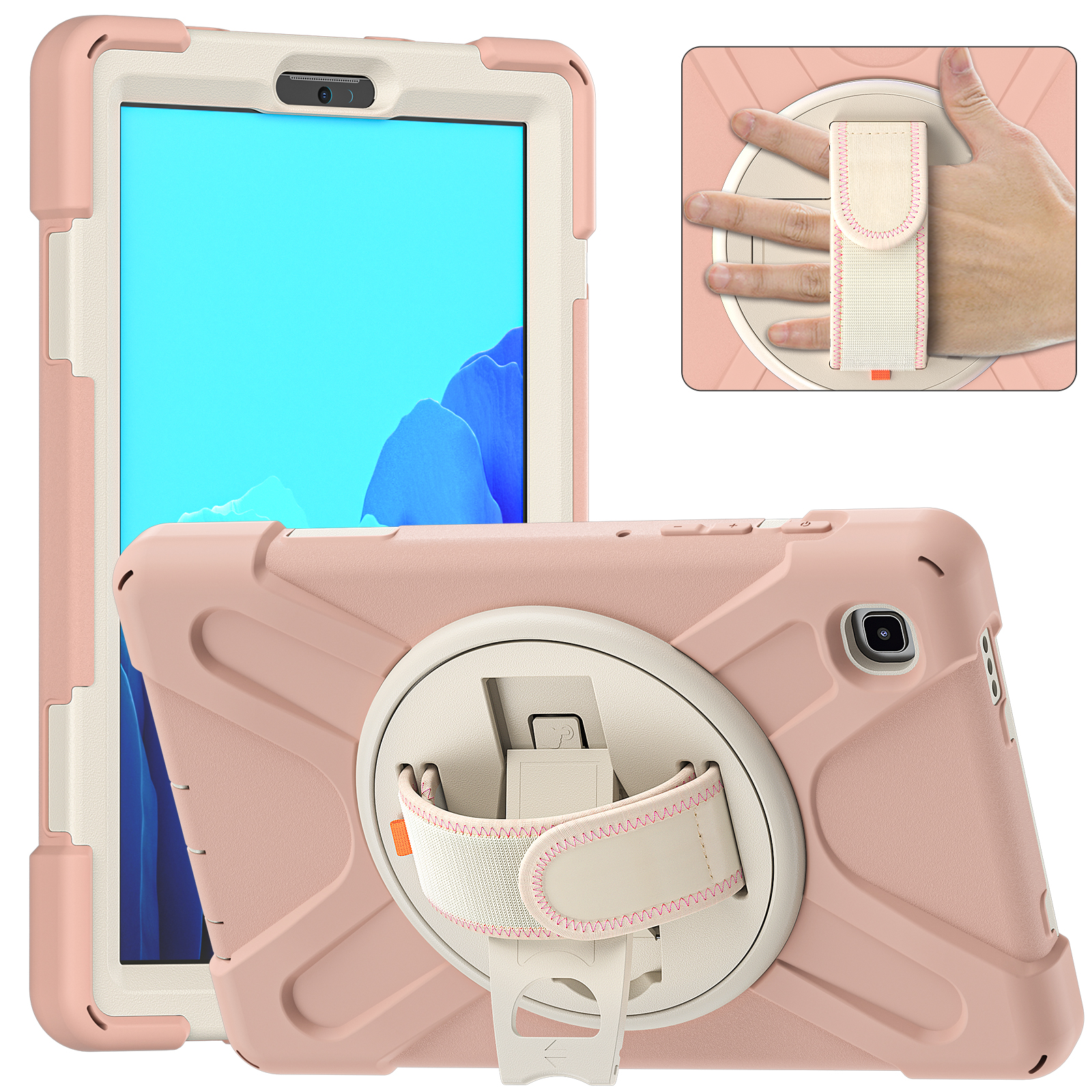 Rugged Silicone Case Back Cover For Samsung Galaxy Tab A7 lite 8.7 2021 sm-t220 Case 