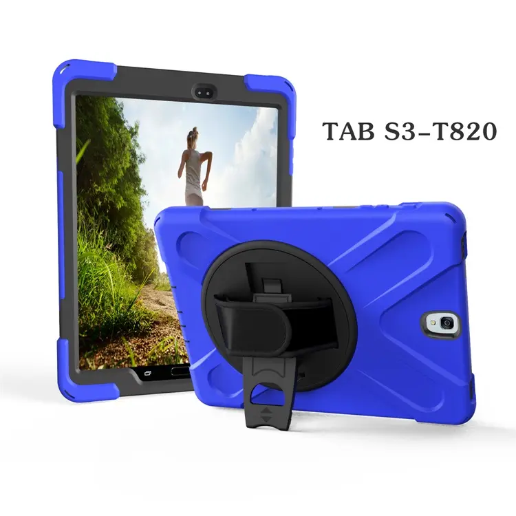 Shockproof Silicone Rugged Tablet Back Cover Case 9.7” For Samsung Galaxy Tab S3 T820 Case