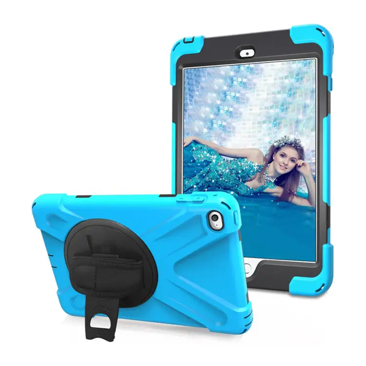 7.9 inch Rugged Armor Protective Tablet Cover Case For Ipad Mini 4 5 Case With Shoulder Strap