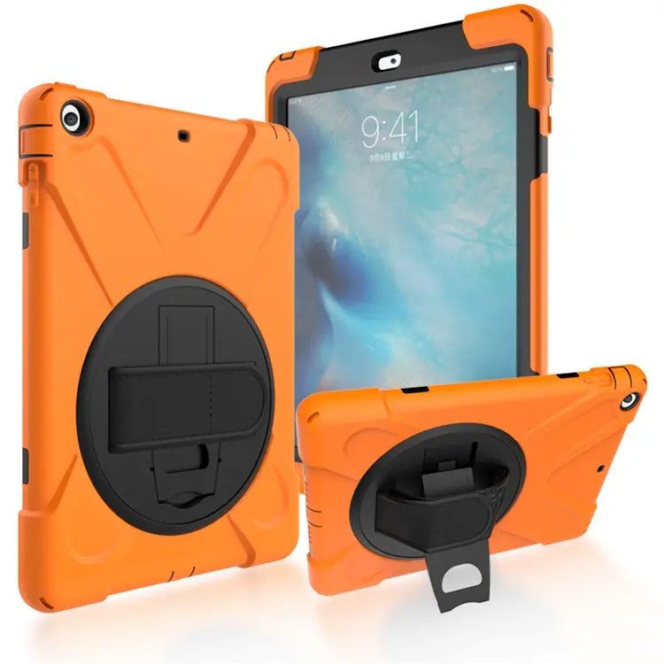 9.7 inch Silicone Heavy Duty Shockproof Protective Tablet Cover Case For iPad air Rugged Case