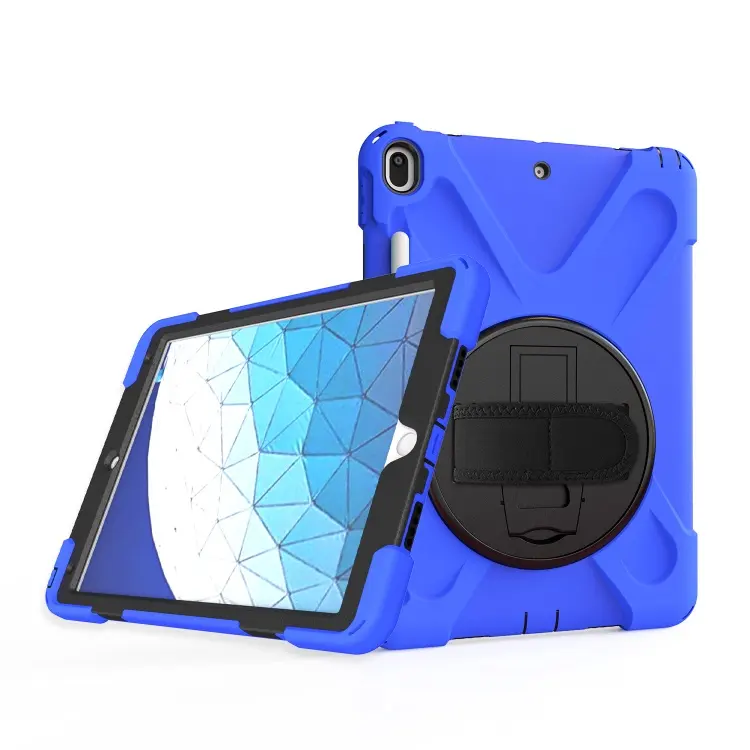Heavy Duty Shockproof Silicone Tablet Stand Case For iPad Air 3 Pro 10.5 inch Cover Case With Pen Holder