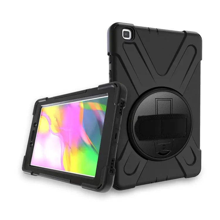 Rugged Silicone Tablet Back Cover For Samsung Galaxy Tab A 8.0 t295 t290 2019 Cover Case