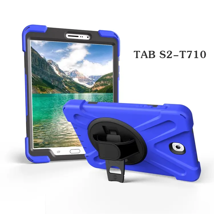 Heavy Duty Rugged Stand Tablet Case For Samsung Galaxy Tab S2 8.0 sm t715 t713 t710 t719 Cover Back Case