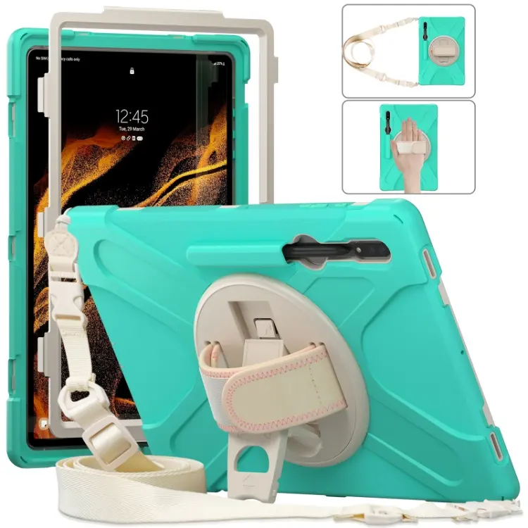 Silicone Shockproof Rugged Tablet Case For Samsung Galaxy Tab S8 Ultra Case X900 X960 14.6 inch Cover Case