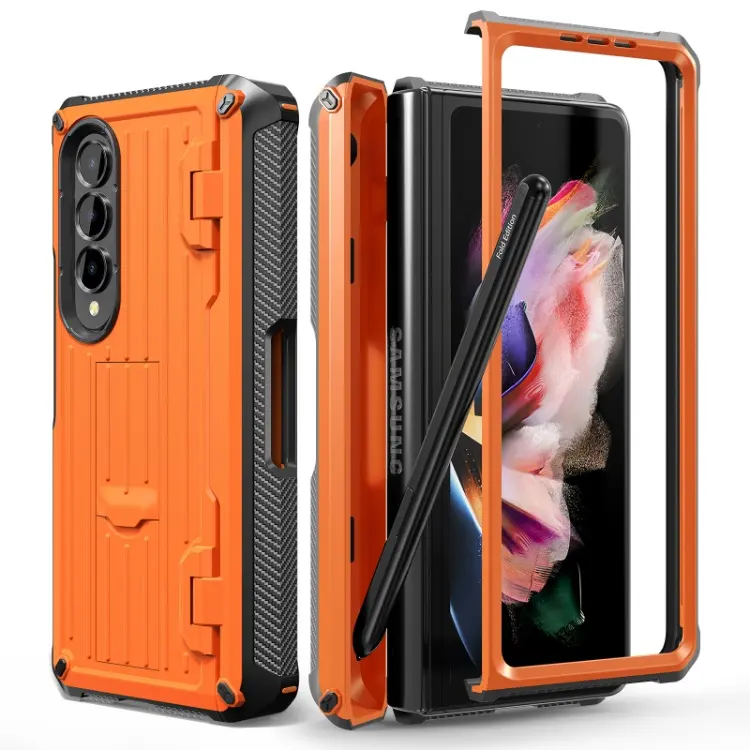 Cute TPU PC Bumper Front Back Full Protection Case For Samsung Galaxy Z Fold 3 5G Cover