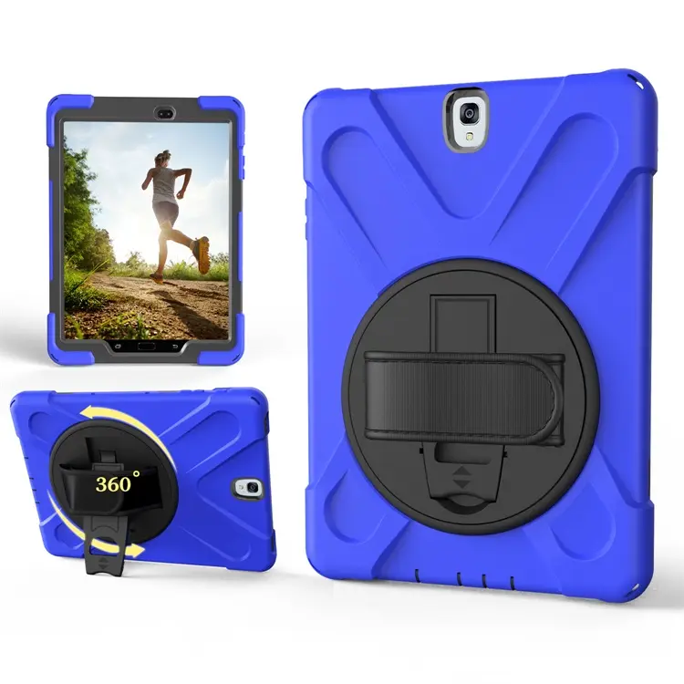 Shockproof Silicone Rugged Tablet Back Cover Case 9.7” For Samsung Galaxy Tab S3 T820 Case