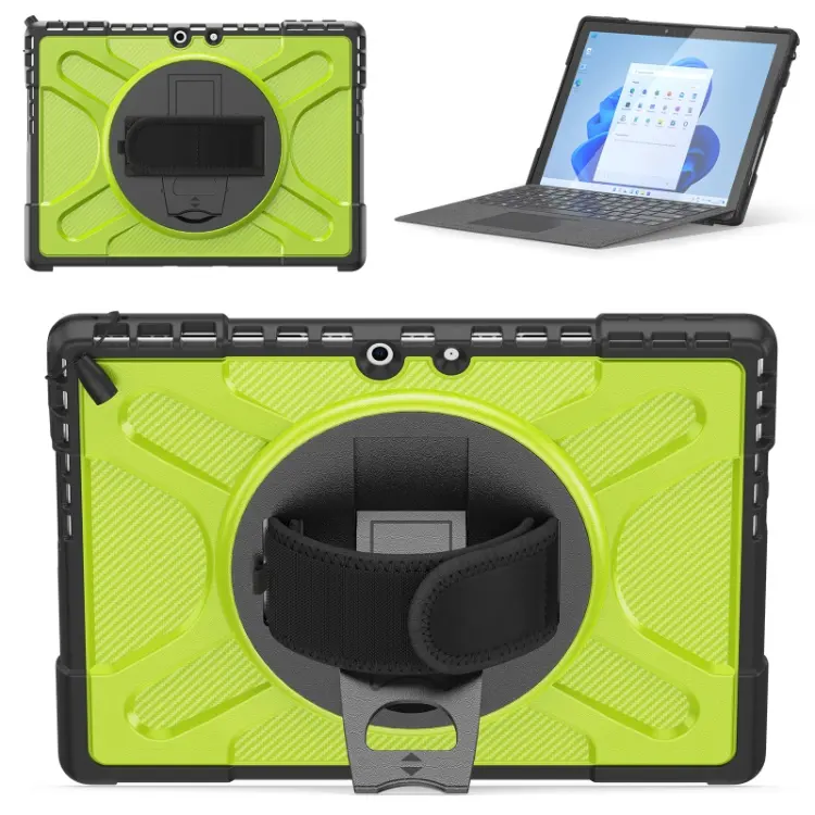 Rugged TPU Tablet Back Cover Case For Microsoft Surface 13” Pro 9 Case Cover With 360 Rotating Stand
