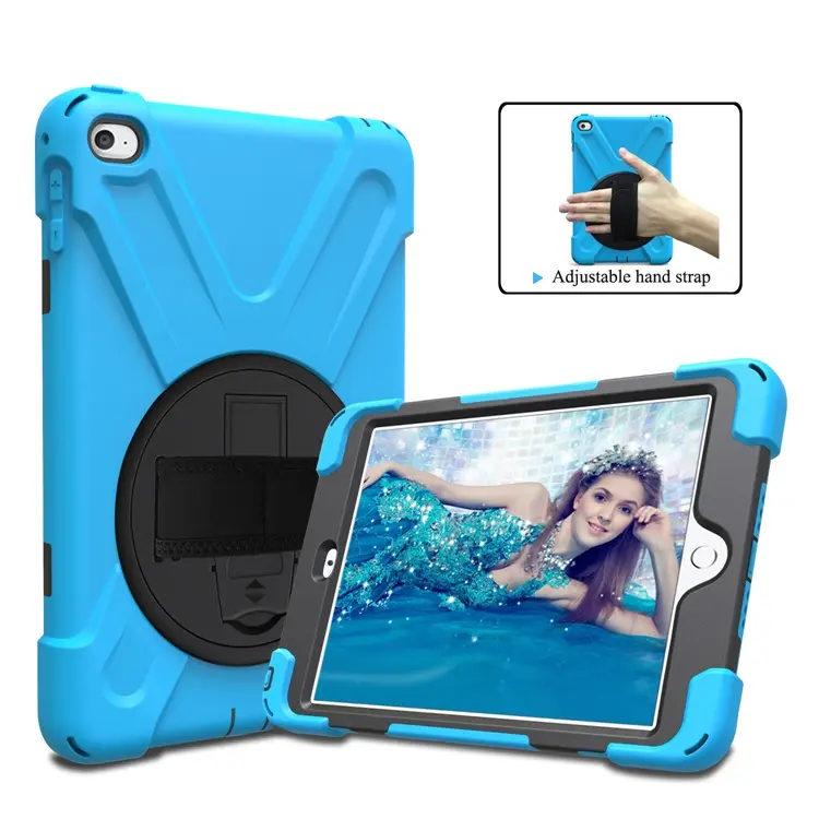 7.9 inch Rugged Armor Protective Tablet Cover Case For Ipad Mini 4 5 Case With Shoulder Strap