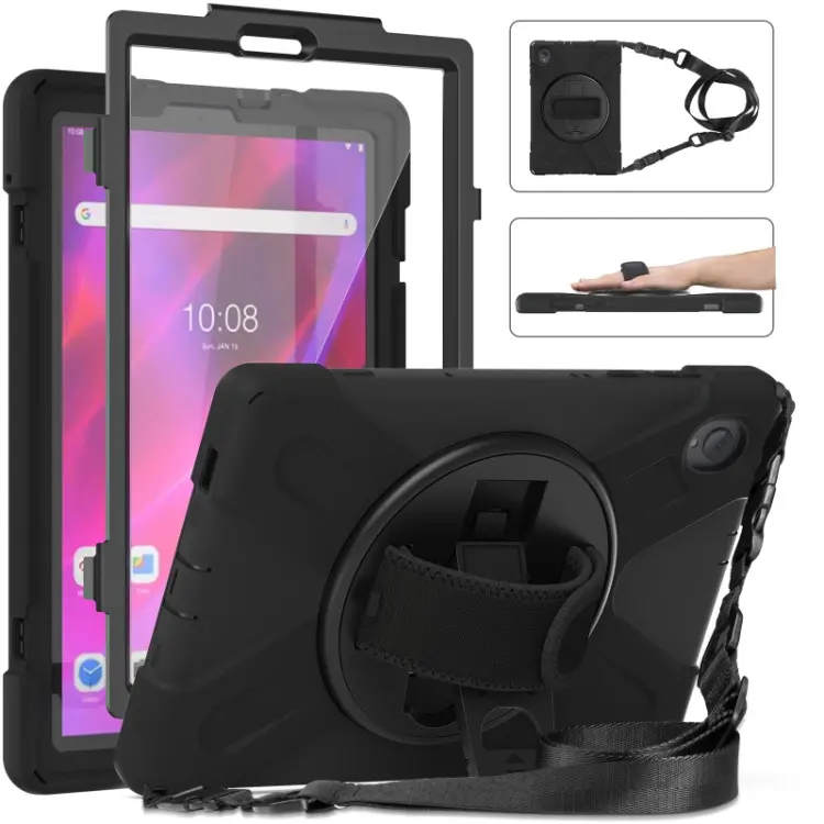 Shockproof Rugged Premium Tablet Cover Case For Lenovo Tab M10 FHD Plus 10.3 k10 tb-x606f Trending Cover