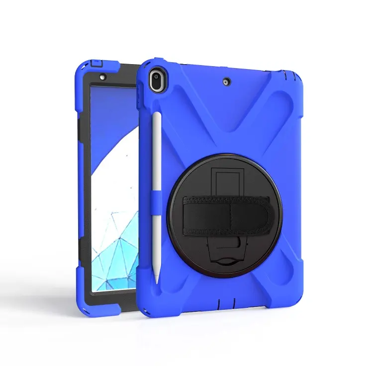 Heavy Duty Shockproof Silicone Tablet Stand Case For iPad Air 3 Pro 10.5 inch Cover Case With Pen Holder