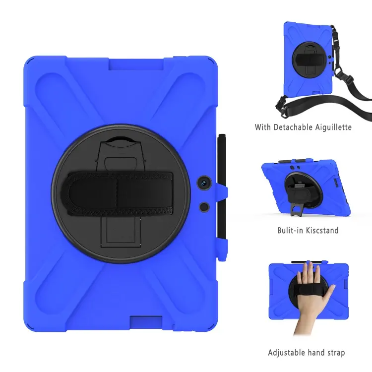 Silicone Rugged Shockproof Protective Tablet Cover Case For Microsoft Surface Pro X Cover Case