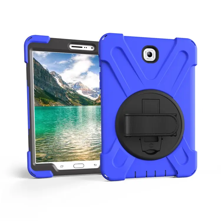 Heavy Duty Rugged Stand Tablet Case For Samsung Galaxy Tab S2 8.0 sm t715 t713 t710 t719 Cover Back Case