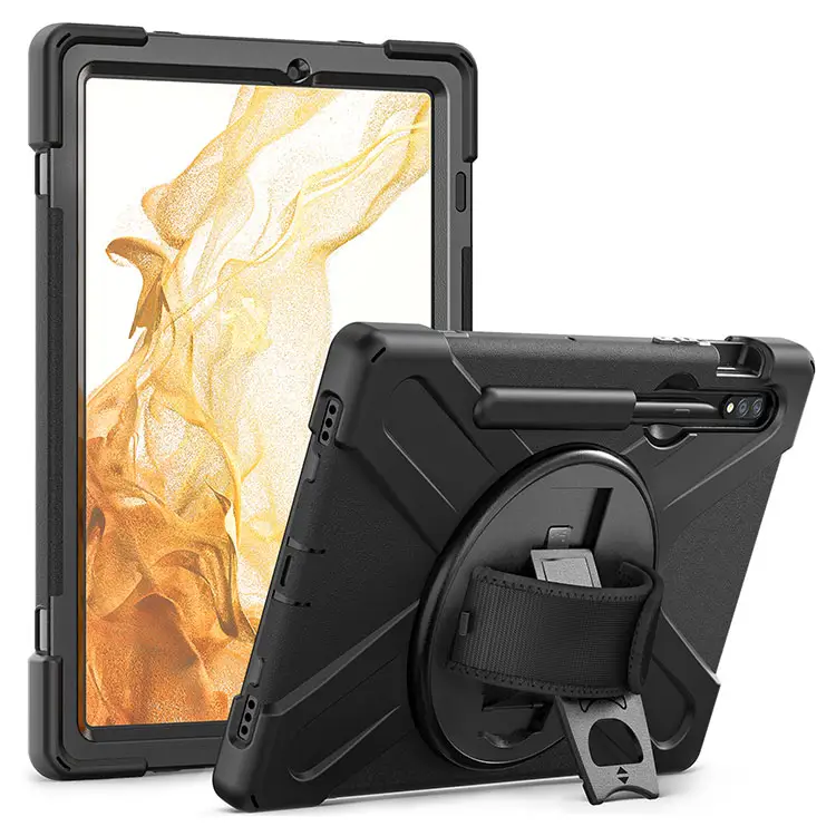 Heavy Duty Silicone Shockproof Tablet Cover Case For Samsung Galaxy Tab S7 S8 Case