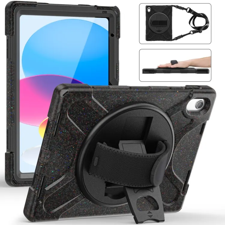 Heavy Duty Tablet Case Cover For iPad 10th 10.9‘’ generation Pro 11 Case With Kickstand And Hand Strap