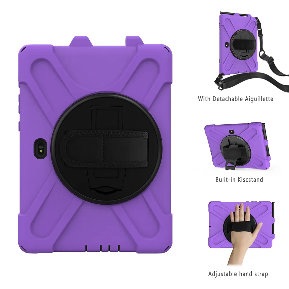 10.1 inch Shockproof Hard Silicone Heavy Duty Case For Samsung Galaxy Tab Active Pro Back Cover Case