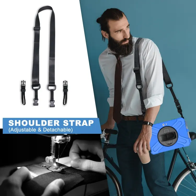 Heavy Duty Shockproof Tablet Cover Case For Microsoft Surface Go 2 3 Case With Hand Strap Shoulder Strap And Kickstand