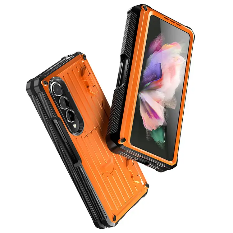 Cute TPU PC Bumper Front Back Full Protection Case For Samsung Galaxy Z Fold 3 5G Cover