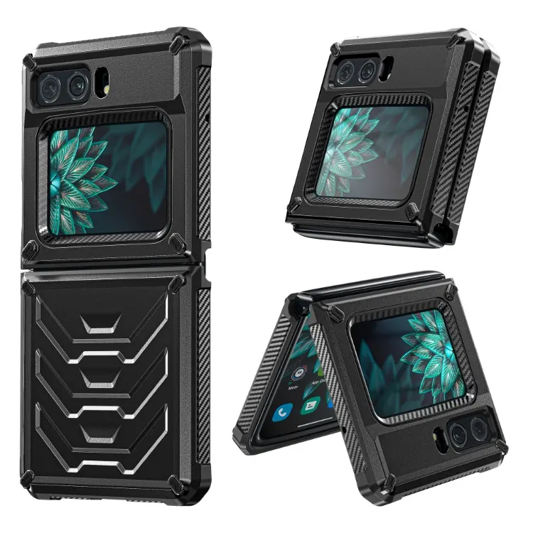 Folding Mobile Phone Protector Back Cover Hard Case For Motorola moto razr 2022 5g Flip Case