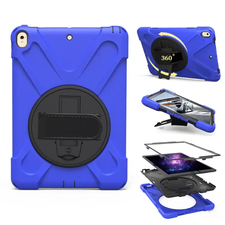 Silicone Heavy Duty Rugged Shockproof Tablet Protective Cover For Apple iPad Pro 10.5 air 3 2019 Case