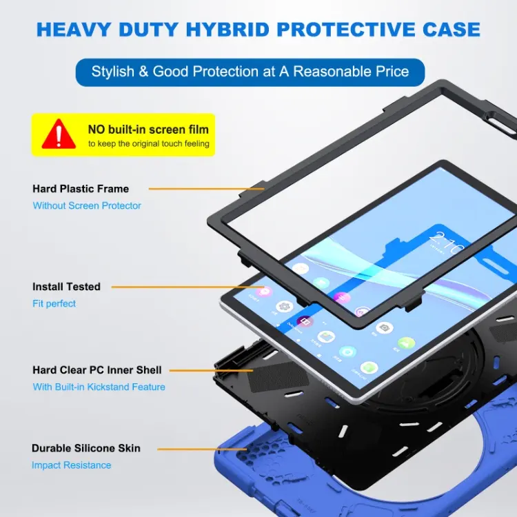 Shockproof Rugged Silicone Protective Case Cover For Lenovo Tab M10 HD X306 2020 10.1" Tablet Cases