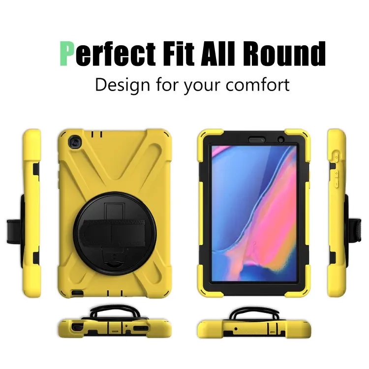 Rugged Silicone Tablet Back Cover For Samsung Galaxy Tab A 8.0 t295 t290 2019 Cover Case