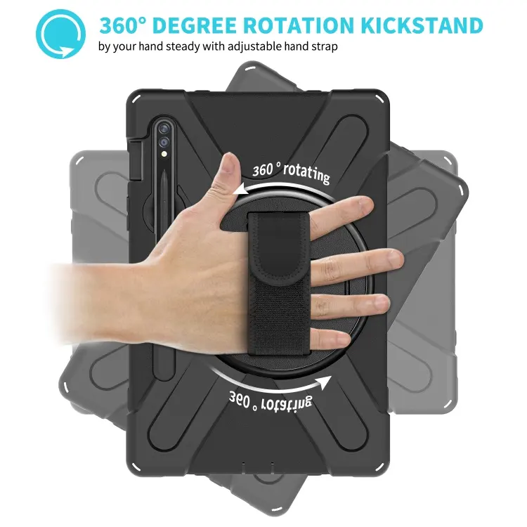 Heavy Duty Silicone Shockproof Tablet Cover Case For Samsung Galaxy Tab S7 S8 Case