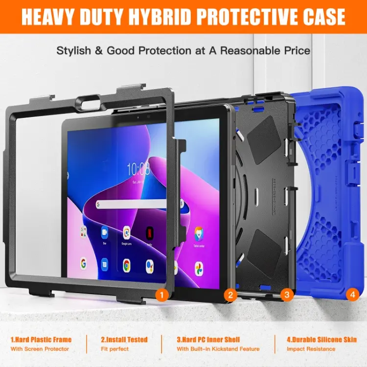 Silicone Protector de Tablet Case Cover For Lenovo M10 3rd Gen 10.1 Cases 