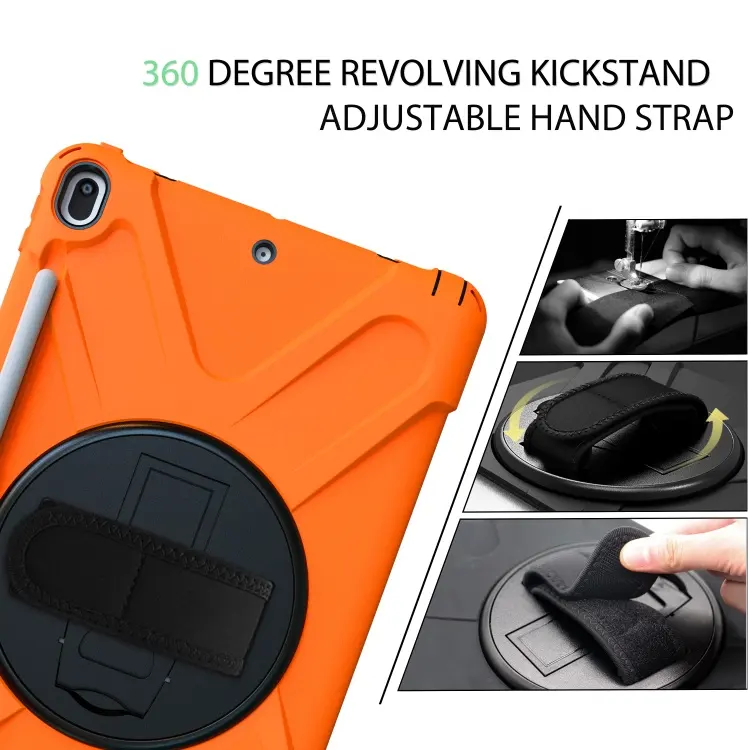 Heavy Duty Shockproof Silicone Tablet Stand Case For iPad Air 3 Pro 10.5 inch Cover Case With Pen Holder