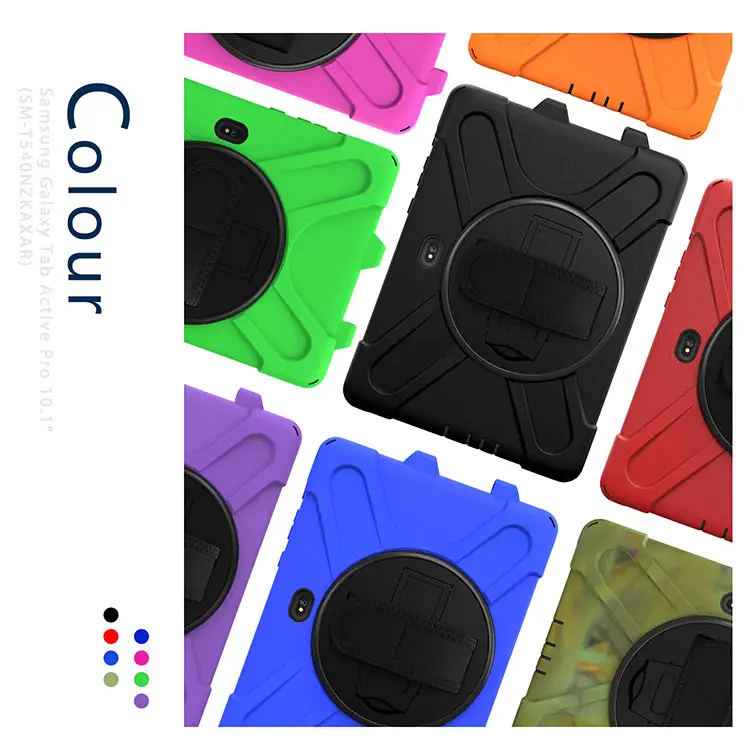 10.1 inch Shockproof Hard Silicone Heavy Duty Case For Samsung Galaxy Tab Active Pro Back Cover Case