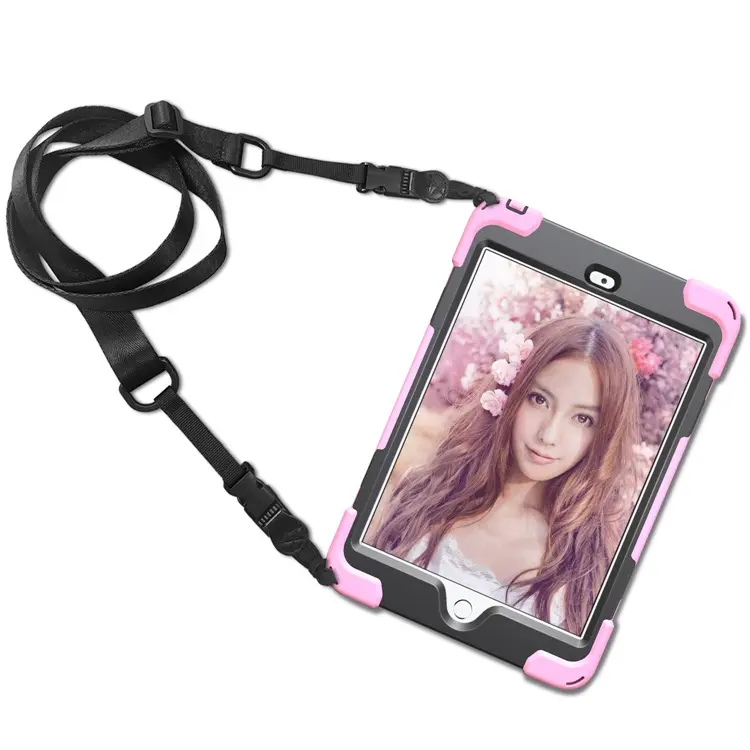 7.9 inch Rugged Armor Protective Tablet Cover Case For Ipad Mini 4 5 Case With Shoulder Strap