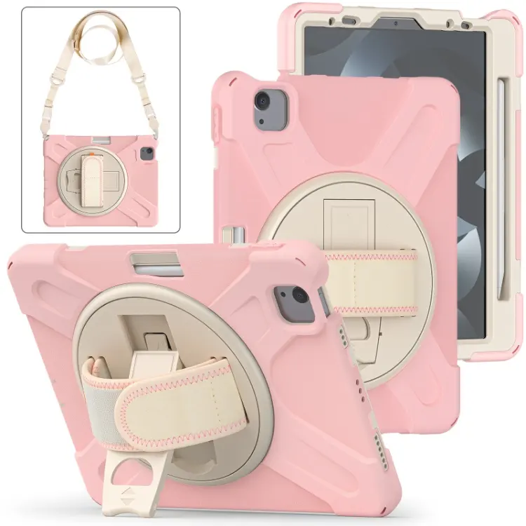 360 Rotating Stand Tablet Accessories Cover For iPad Pro 11 2022 2021 2020 2018 Air 5 4 Case