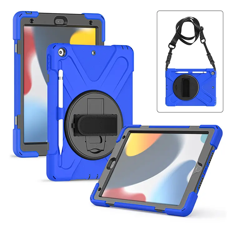 Rugged Silicon Shockproof Protective Tablet Cover Case For iPad 10.2 inch 9 generation 8 7 gen Case