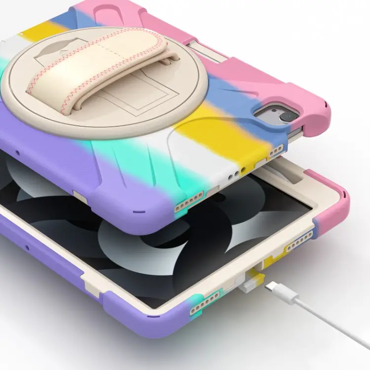 360 Rotating Stand Tablet Accessories Cover For iPad Pro 11 2022 2021 2020 2018 Air 5 4 Case