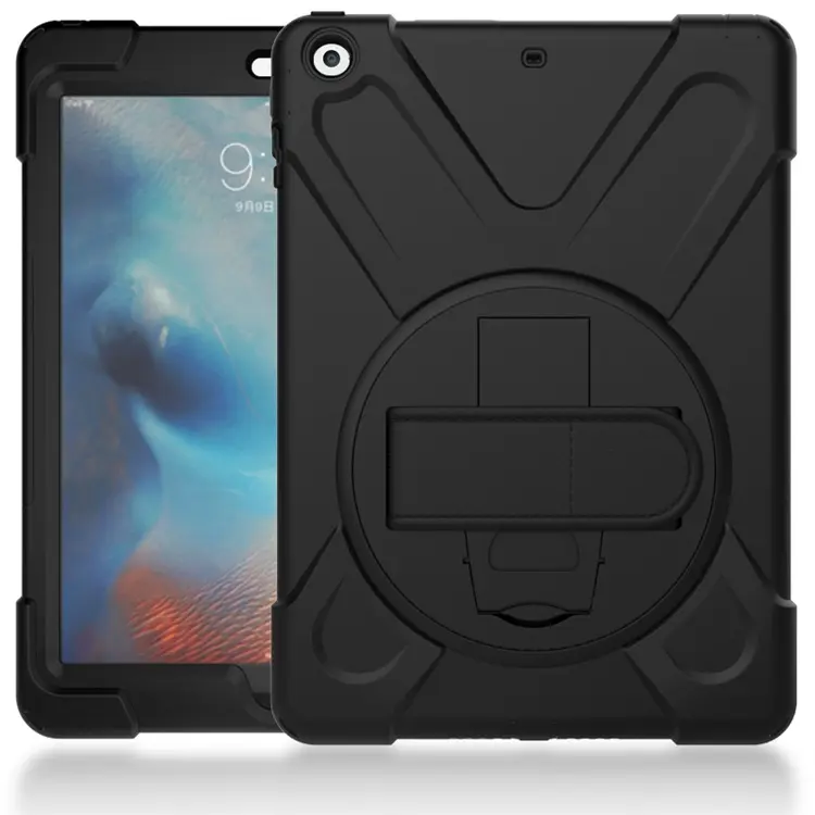 9.7 inch Silicone Heavy Duty Shockproof Protective Tablet Cover Case For iPad air Rugged Case