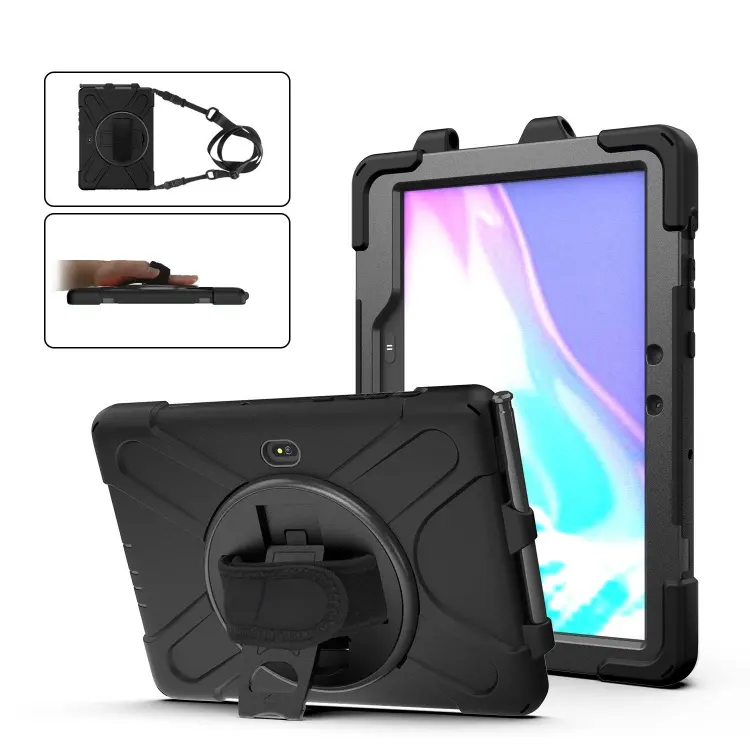 10.1 inch Shockproof Hard Silicone Heavy Duty Case For Samsung Galaxy Tab Active Pro Back Cover Case