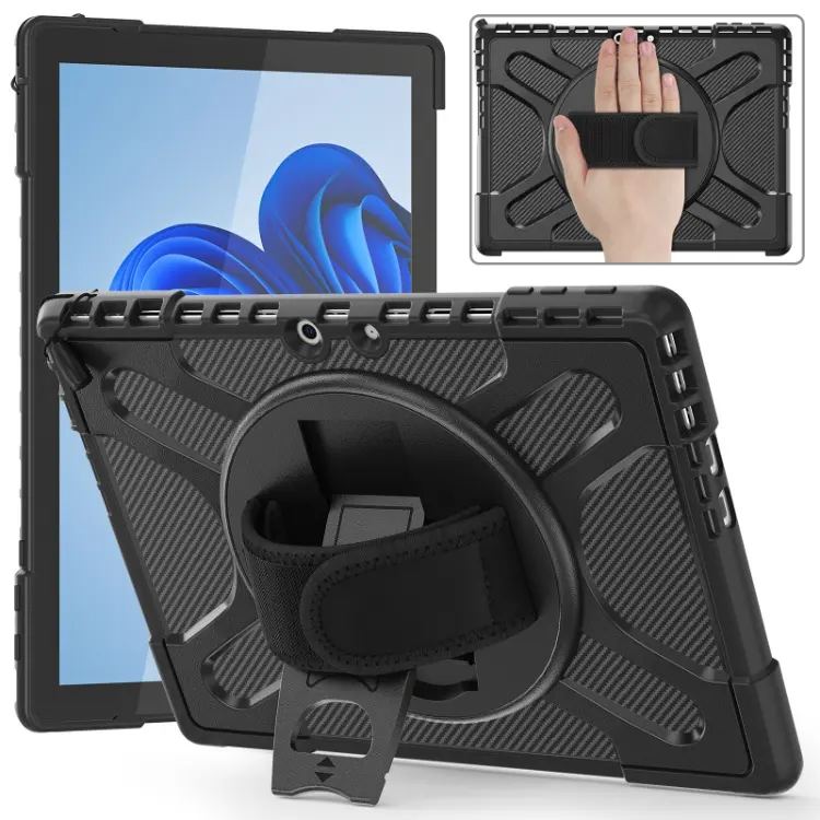 Rugged TPU Tablet Back Cover Case For Microsoft Surface 13” Pro 9 Case Cover With 360 Rotating Stand