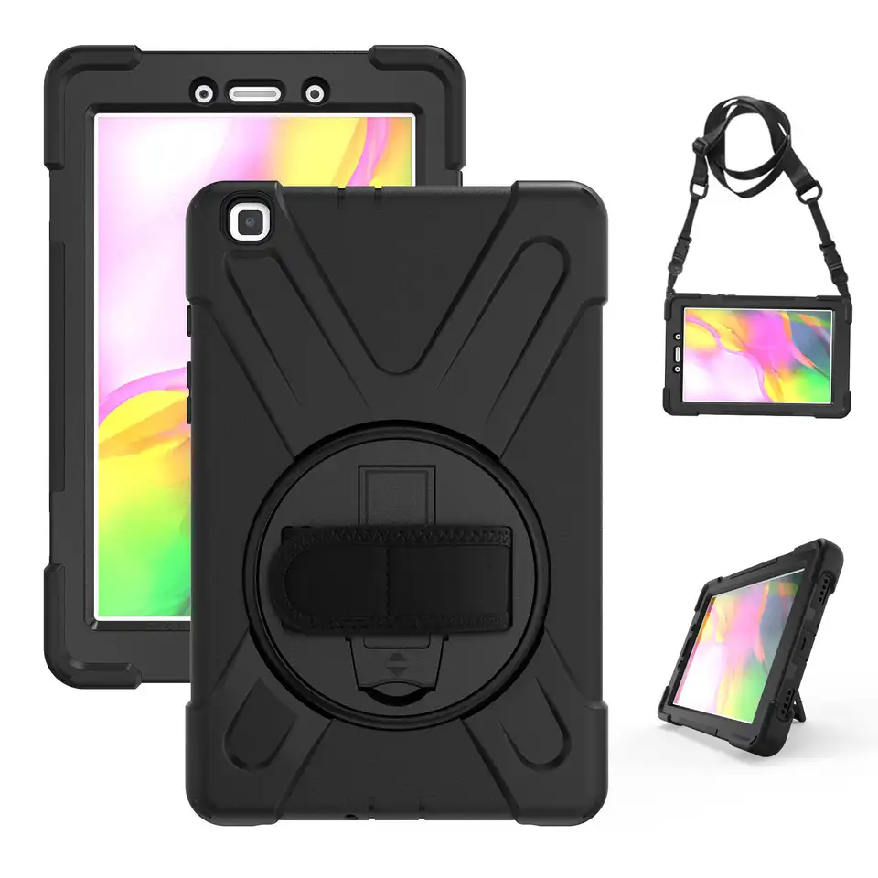 Rugged Silicone Tablet Back Cover For Samsung Galaxy Tab A 8.0 t295 t290 2019 Cover Case
