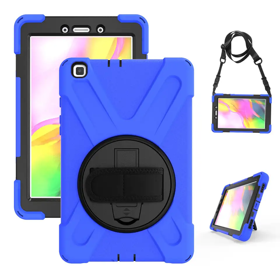 Rugged Silicone Tablet Back Cover For Samsung Galaxy Tab A 8.0 t295 t290 2019 Cover Case