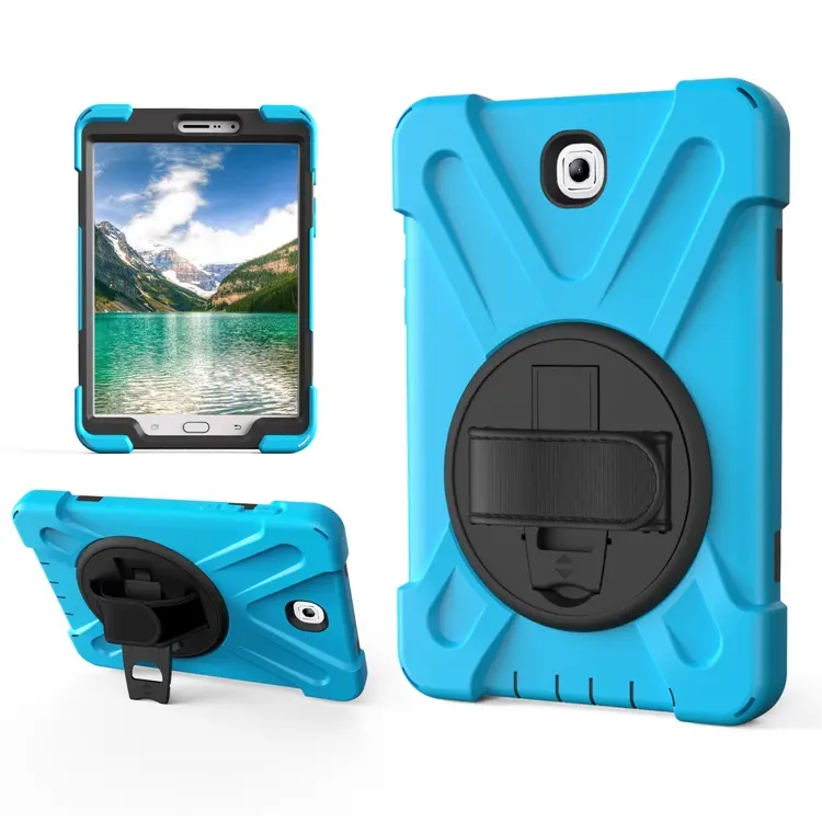 Heavy Duty Rugged Stand Tablet Case For Samsung Galaxy Tab S2 8.0 sm t715 t713 t710 t719 Cover Back Case