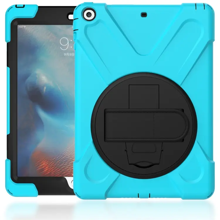 9.7 inch Silicone Heavy Duty Shockproof Protective Tablet Cover Case For iPad air Rugged Case