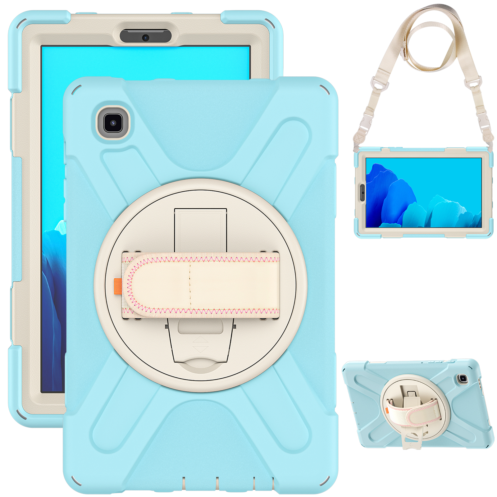 Rugged Silicone Case Back Cover For Samsung Galaxy Tab A7 lite 8.7 2021 sm-t220 Case 